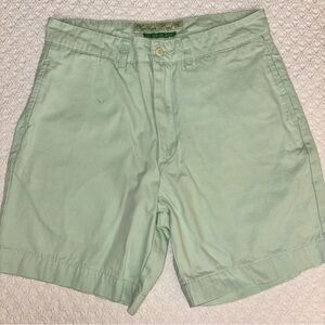 Southern Point Co. men’s 30 pastel green chino shorts 7” preppy summer coastal